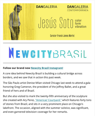 Newcity Brazil Art Letter Email Newsletter Advertising